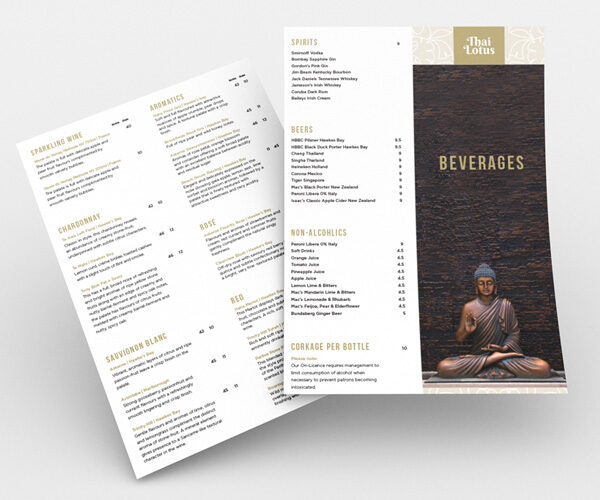 Beverages Menu